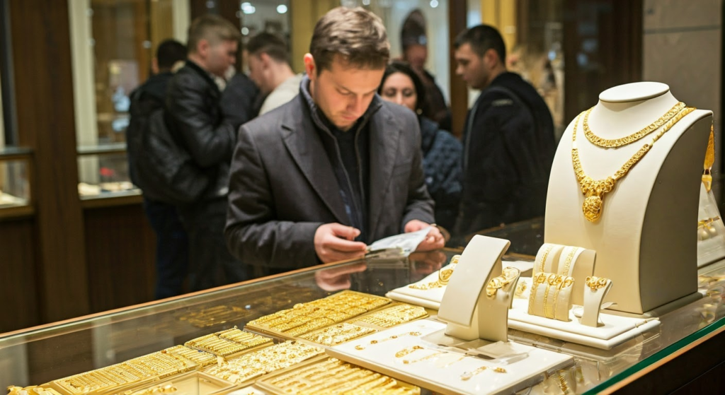 Ile kosztuje złoto próby 585 na Ukrainie?