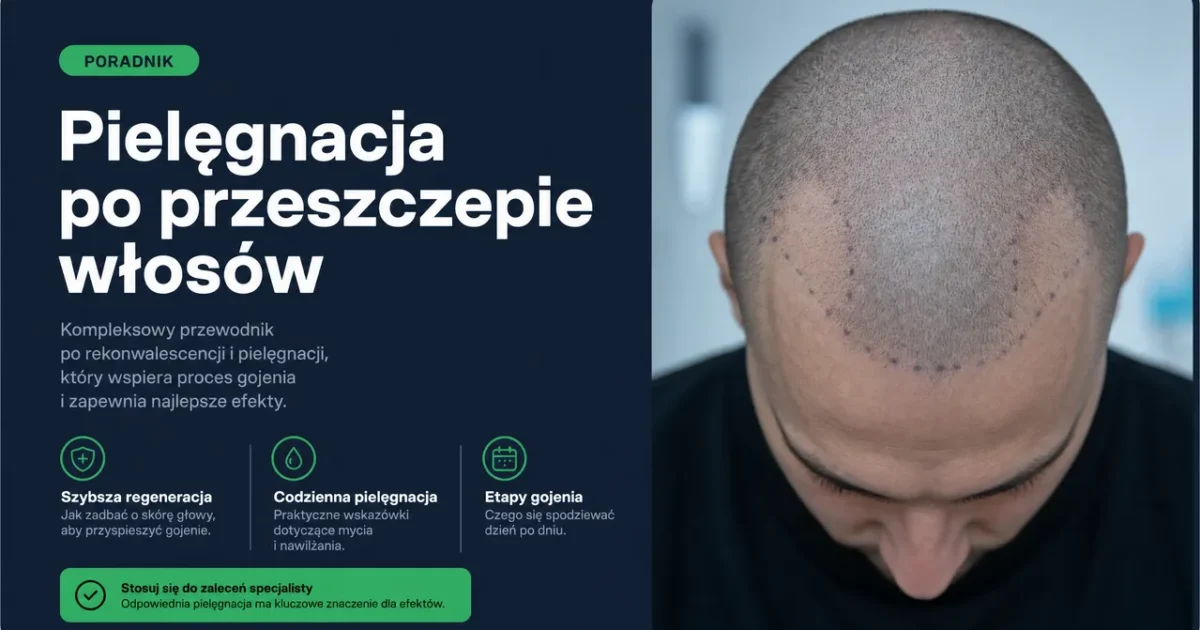 Zalecenia po przeszczepie włosów: co robić dzień po dniu?