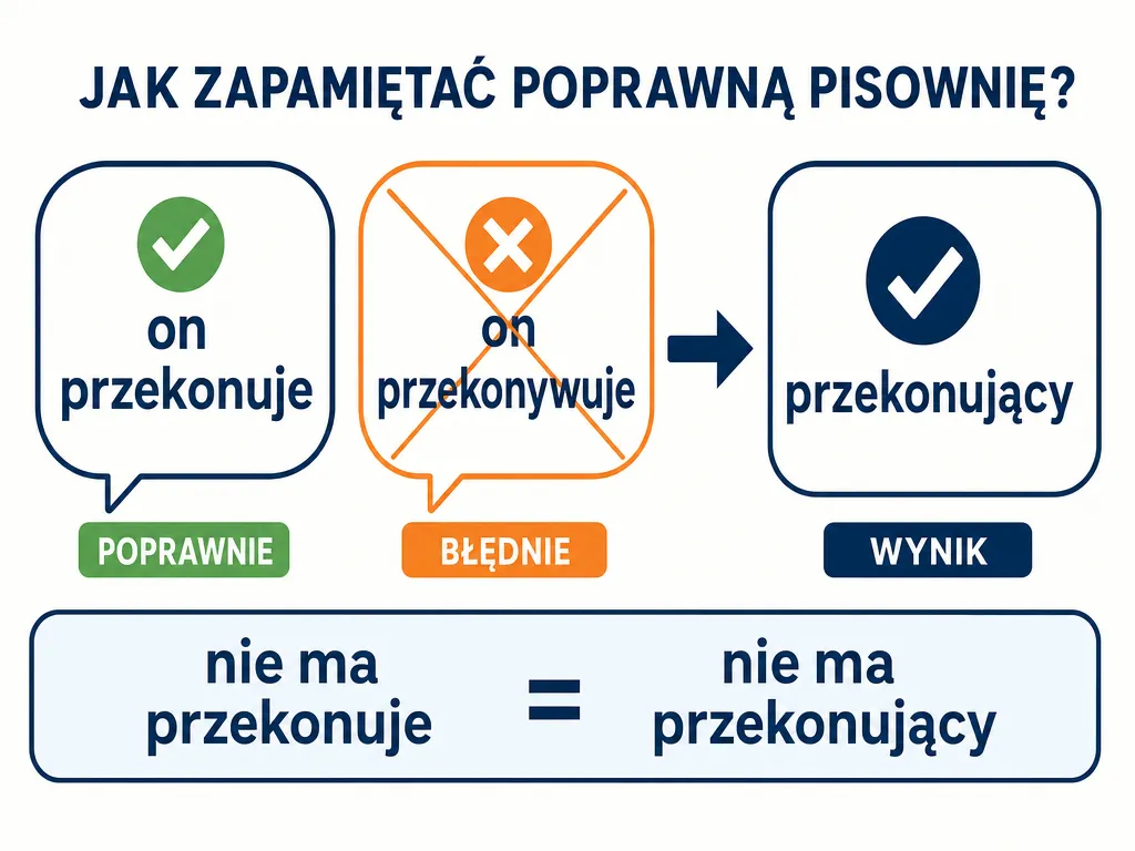 Infografika z trikiem pamięciowym: skoro nie ma przekonywuje, nie ma też przekonywujący