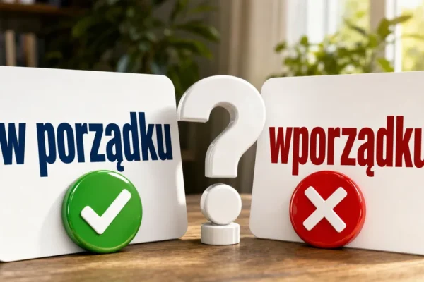W porządku czy wporządku: poprawna pisownia