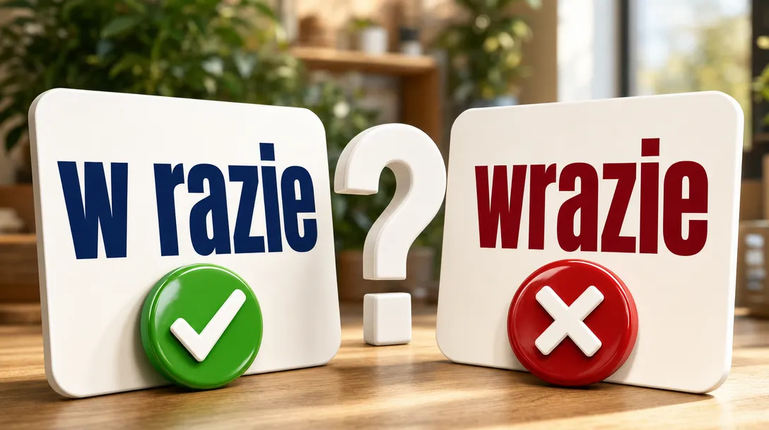 W razie czy wrazie: poprawna pisownia i zasady