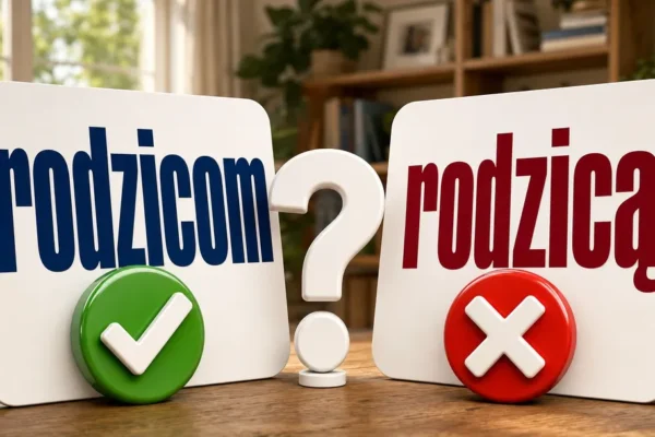 Rodzicom czy rodzicą – poprawna pisownia i zasady