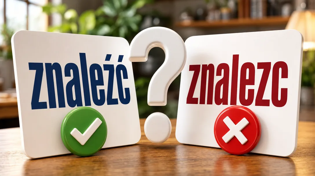 Znaleźć czy znalezc: poprawna pisownia i przykłady