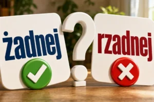 Żadnej czy rzadnej: poprawna pisownia i przykłady