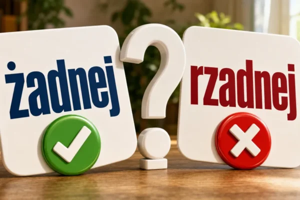 Żadnej czy rzadnej: poprawna pisownia i przykłady