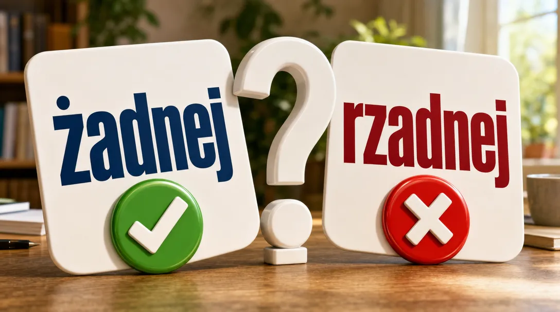 Żadnej czy rzadnej: poprawna pisownia i przykłady