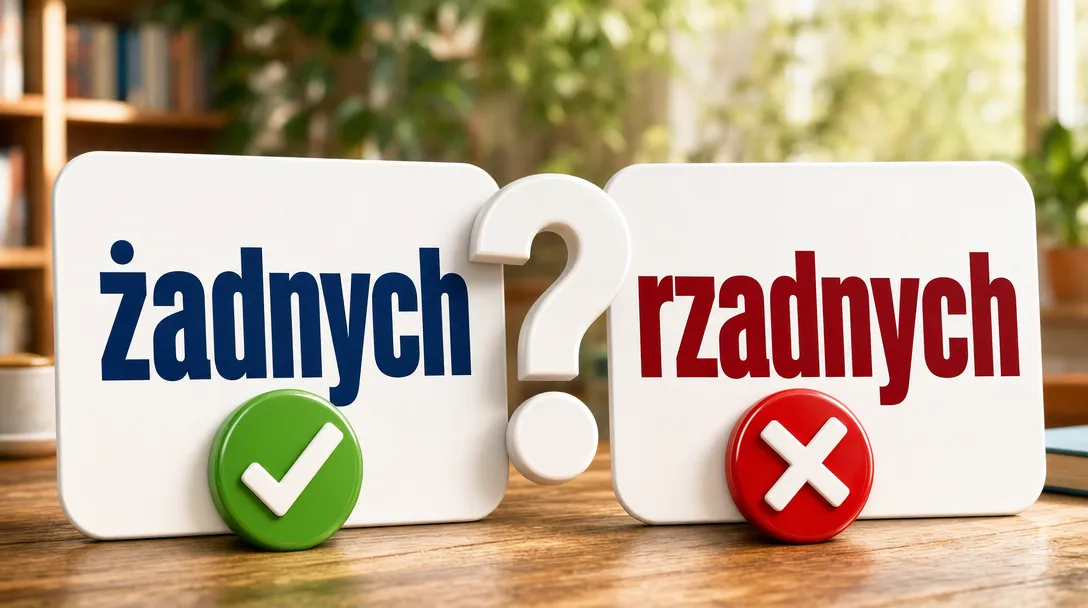 Żadnych czy rzadnych: poprawna pisownia i zasady