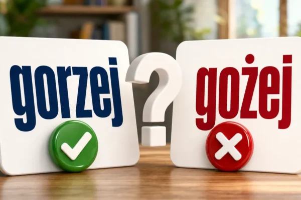 Gorzej czy gożej: poprawna pisownia i przykłady