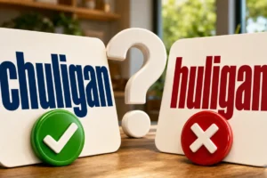 Huligan czy chuligan: poprawna pisownia i zasady