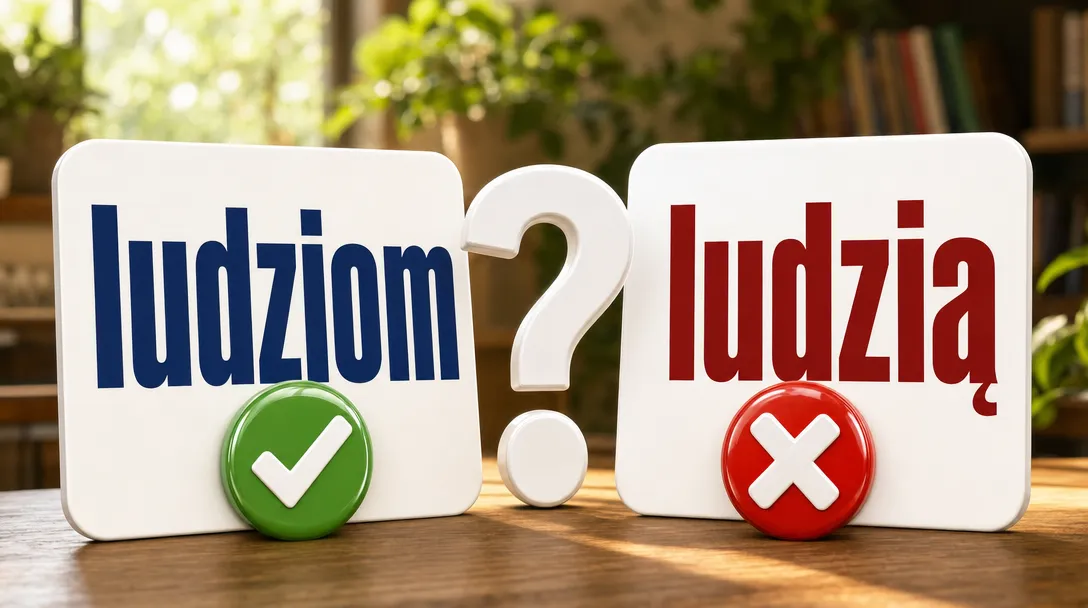 Ludziom czy ludzią – która forma jest poprawna?