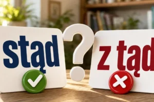 Stąd czy z tąd – poprawna pisownia, zasada i przykłady