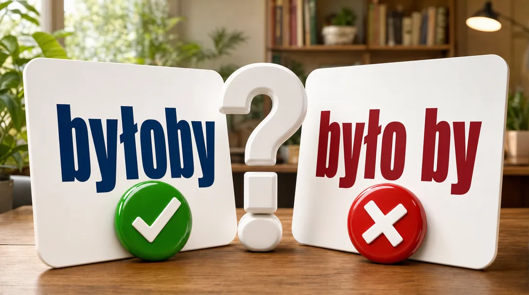 Byłoby czy było by – jak poprawnie zapisać?