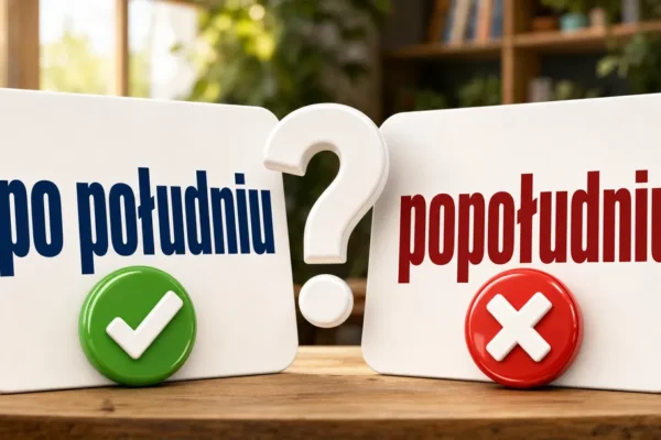 Po południu czy popołudniu – jak poprawnie napisać?