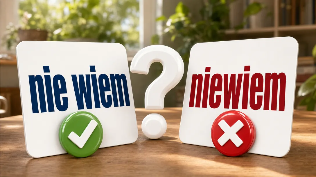 Nie wiem czy niewiem – jak się pisze poprawnie?
