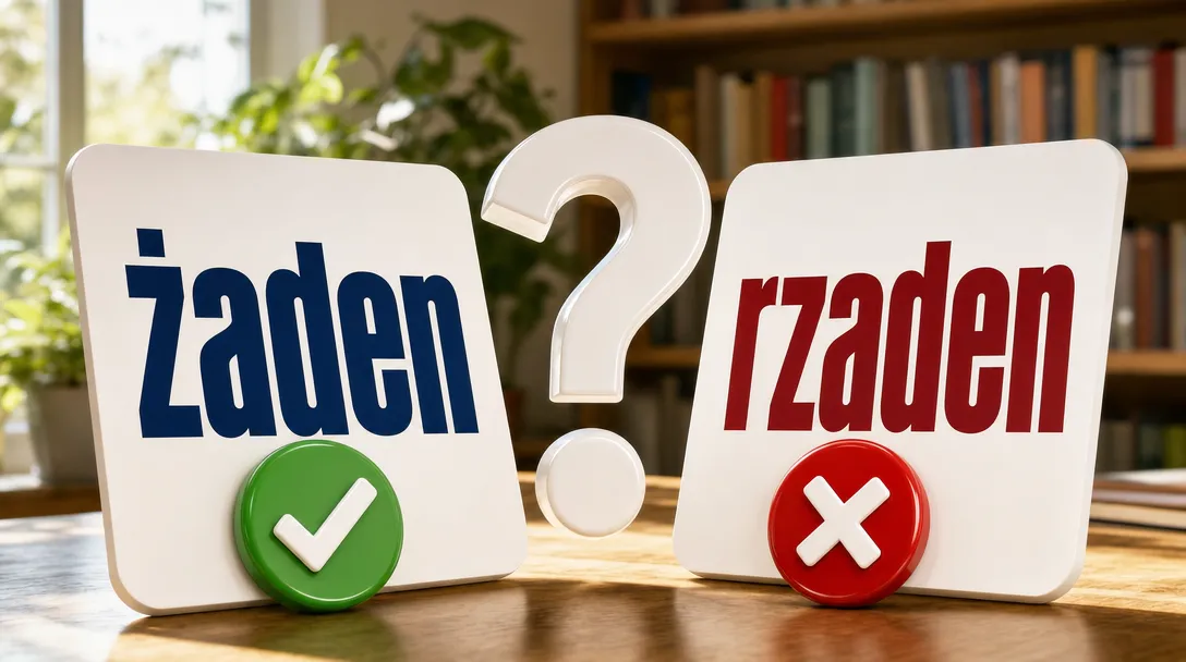 Żaden czy rzaden – poprawna pisownia i zasada
