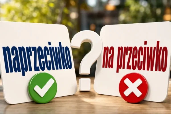 Naprzeciwko czy na przeciwko – jak poprawnie napisać?