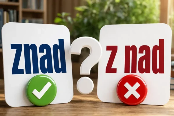 Znad czy z nad – poprawna pisownia i zasada